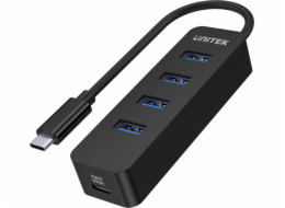 UNITEK HUB USB-C 4XUSB-A 3.1 ACTIVE 10 WATT H1117B