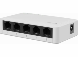 Gembird NSW-G5-01 síťový přepínač Nespravované Gigabit Ethernet (10/100/1000) Bílá