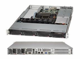 SUPERMICRO 1U chassis 4x 3,5" HS NVMe/SAS/SATA, 2x600W (80PLUS Platinum), WIO, X11