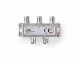 Nedis SSPL410ME - Satelitní F-Rozbočovač | Max. zisk 11,5 dB | 5–2 400 MHz | 4 výstupy