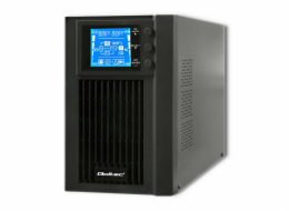 Qoltec 53042 Uninterruptible Power Supply | On-line | Pure Sine Wave | 1kVA | 800W | LCD