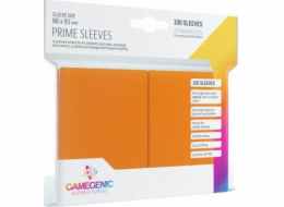 Návleky na karty CCG 66x91mm Oranžová 100 kusů