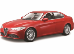 Kovový model Alfa Romeo Giulia 2016 Červená 1/24