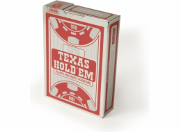 Texas PC PEEK červené pokerové karty