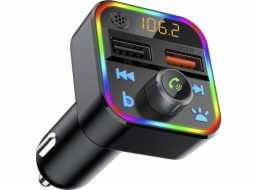 Bluetooth 5.1 + Qc3.0 RBG FM vysílač