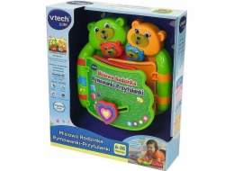 Interaktivní knížka Medvídek Rodzinka Říkadla - Mazlivá