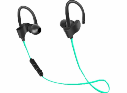 Sportovní&nbsp;Bluetooth&nbsp;sluchátka&nbsp;do&nbsp;uší&nbsp;černá&nbsp;a&nbsp;zelená