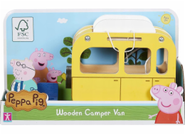 Tm Toys PEPPA PIG DŘEVĚNÝ TÁBOR S PEPA OBRÁZKOU 07388