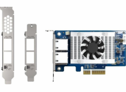 QNAP QXG-10G2T-X710 - dvouportová rozšiřující 10GbE (Intel X710) karta pro PC i QNAP NAS