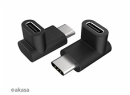 AKASA adaptér USB3.1 Gen2 Type-C na Type-C, 2ks v balení