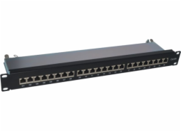 A-LAN Patch panel 19 1U STP cat.6A 24 portů LSA (PK040)