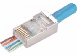 Průchozí zástrčka Alantec RJ45 STP cat.5e (100 ks) ALANTEC - ALANTEC