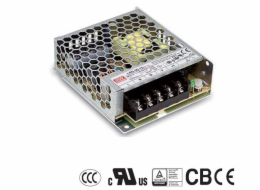 MEANWELL LRS-75-12, průmyslový napájecí spínaný zdroj uzavřený 12V 75W
