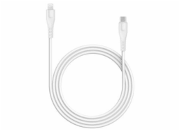 CANYON nabíjecí kabel Lightning MFI-4, USB-C Power delivery 18W, Apple certifikát, délka 1.2m, bílá