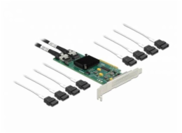 Delock Karta PCI Express x8 SATA se 8 porty s přípojným kabelem