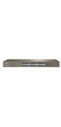 Tenda TEG1024F 24x Gigabit s SFP, 22x RJ45 + 2x SFP / RJ45, Fanless - bez ventilátorů, Rack , 6kV