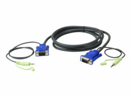 ATEN 10M VGA Cable with 3.5mm Stereo Audio