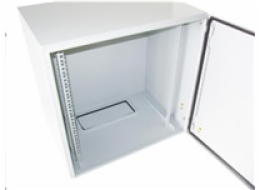 XtendLan Venkovní rozvaděč pro 19", 12U, hloubka 420mm, IP55, 3-bodový zámek, šedý