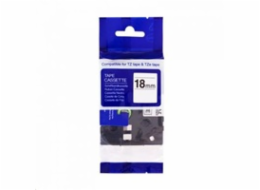 PRINTLINE kompatibilní páska s Brother, TZE-941, 18mm, černý tisk/stříbrný podklad