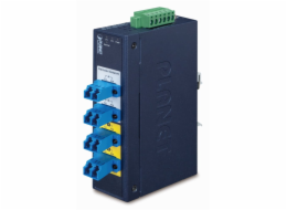 Planet IFB-244-MLC optický bypass switch, 4xLC multimode, dual 9-48VDC/24VAC, -40 +75°C