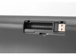 DIGITUS Ultratenká bezdrátová klávesnice, 2,4 GHz ( DIGITUS Ergonomická Klávesnice, Bezdrátová, 2,4 GHz ( QWERTZ ))