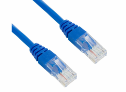 XtendLan patch kabel Cat5E, UTP - 1,5m, modrý