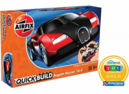 Plastikový model Quickbuild Bugatti Veyron černá / červená