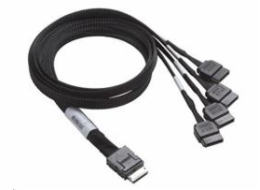 Supermicro 50cm OCuLink to 4 SATA Cable