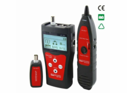 W-Star Tester UTP a BNC kabelů WSNF300, rozbliká port, zobrazí mapu sítě