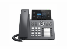 Grandstream GRP2634 SIP telefon, 2.8" TFT bar. displej, 4 SIP účty, 10 pr. tl., 2x10/100Mb, WiFi, BT