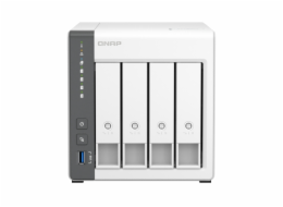 QNAP TS-433-4G (ARM 4core 2,0GHz, 4GB RAM, 4x SATA, 1x GbE, 1x 2,5GbE, 2x USB 2.0, 1x USB 3.2)