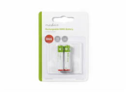 Nedis BANM7HR032B - Dobíjecí Ni-MH Baterie AAA | 1.2 V | 700 mAh | 2 kusů | Blistr