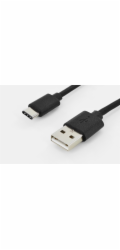 Digitus USB Type-C connection cable, type C to A M/M, 1.8m, High-Speed, bl
