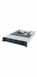 Gigabyte server R271-Z31 1xSP3 (AMD Epyc 7001), 16x DDR4 DIMM, 16(24)x 2,5, M.2, 2x 10GbE SFP+, IPMI, 2x 800W plat