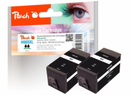 PEACH kompatibilní cartridge HP No. 903XL, černá, Twin-Pack