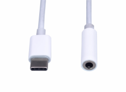 PremiumCord Převodník USB-C na audio konektor jack 3,5mm female 10cm