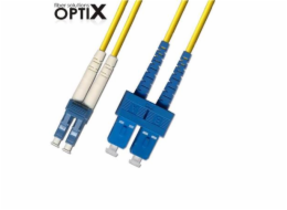 OPTIX LC-SC patch cord 09/125 10m duplex G657A 1,8mm