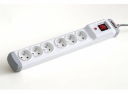 ARMAC SURGE PROTECTOR MULTI M6 1.5M 6X FRENCH OUTLETS GREY