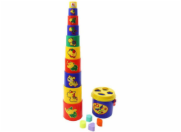 Wader Pyramid č. 3 (16 kusů) v síťovém kbelíku (52605)