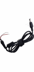 Akyga 6,3 x 3,0 mm Toshiba 1,2m AK-SC-06 Akyga kabel DC 6.3 x 3.0 mm/PVC/cerná/1.2m