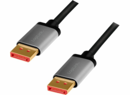 DisplayPort 8K / 60 Hz kabel, DP / M na DP / M, hliník 1m