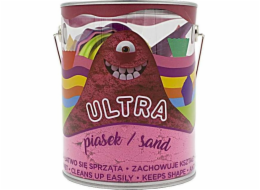 UltraSandSand 900g plechovka 4 velké formičky 2 nástroje růžové Muffiny