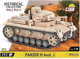 Cobi COBI 2712 Historická sbírka WWII Panzer III Ausf. J 292 bloků