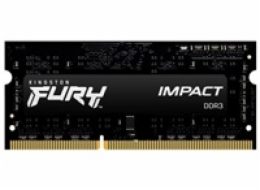 Kingston KF318LS11IBK2/8 Kingston FURY Impact/SO-DIMM DDR3L/8GB/1866MHz/CL11/2x4GB/Black