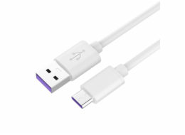 PremiumCord ku31cp2bk PremiumCord Kabel USB 3.1 C/M - USB 2.0 A/M, Super fast charging 5A, bílý, 2m