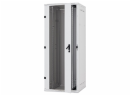 Triton 19" rozvaděč stojanový 42U/600x600, typ RT, nosnost 1200kg, skleněné dveře pravé, RAL7035, šedý