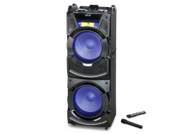 Reproduktor AKAI, DJ-S5H, přenosný, bluetooth, LED displej, dálkové ovládání, bezdrátový mikrofon, 400 W RMS