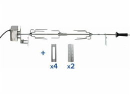 Culinary Modular Drehspieß Set, Grillspieß