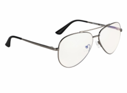 GUNNAR kancelářske/herní brýle MAVERICK GUNMETAL * čírá skla * BLF 35 *  GUNNAR focus