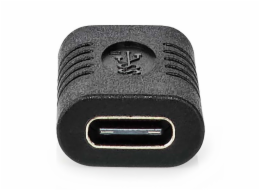 NEDIS USB adaptér/ USB 3.2 Gen 2/ USB-C zásuvka/ USB-C zásuvka/ 10 Gbps/ černý